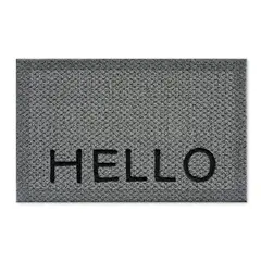 DISTRIBUIDORES ELITE - Tapete 70x45 cm Exterior Letra Antidesliz Surtido