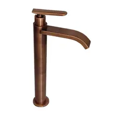 STYLOS EN BRONCE - GRIFO DE MESA COBRE ANTIGUO