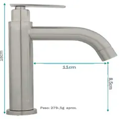 STYLOS EN BRONCE - LLAVE LVM BAJA CYLINDER SATIN
