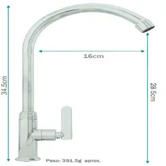 STYLOS EN BRONCE - LLAVE BASE REDONDA CUELLO GANSO LVP