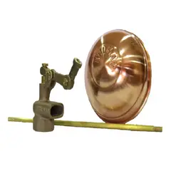 GENERICO - Valvula Flotadora Bronce 2pg Con Bola Cobre