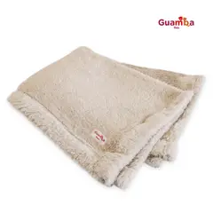 GUAMBA - Cobija Moscú Beige para Mascota 100 x 75 cm