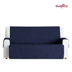 undefined - Protector Sofa 3 Puestos 180X180Cm Azul / Gris