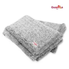 GUAMBA - Cobija Moscú Gris para Mascota 100 x 75 cm