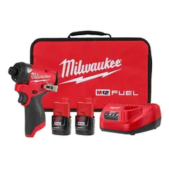 MILWAUKEE - Destornillador de Impacto M12 12 V Con Batería y Cargador