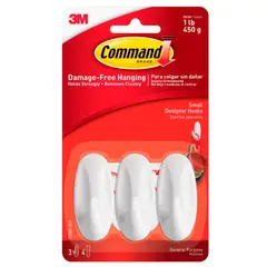 COMMAND - Gancho Ovaldo Peq X 3 Und