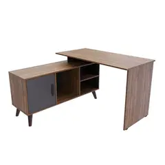 MADERKIT - Escritorio En L Chelsea 72.9x131x120.9cm Gales