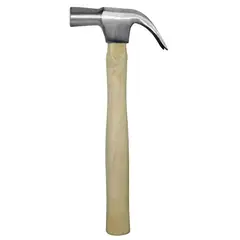 DISCOVER - Martillo de Uña Pulido Cabo de Madera 27 mm