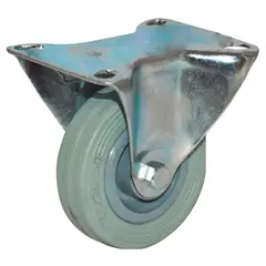 DISCOVER - Rodachina fija industrial, Gris 125 mm 5"