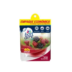 BONAIRE - Ambientador Disco Gel 40gr Mora Silvestre Repuesto x3