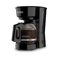 BLACK+DECKER - Cafetera 12 tazas con tecnología Vortex y filtro permanente CM0916B