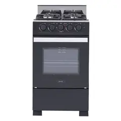 HACEB - Estufa de Piso Gas Natural 4 Puestos Negro