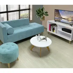 DKO DESIGN SAS - Juego de sala Sofá + Puff + Mesa para TV + Mesa de Centro