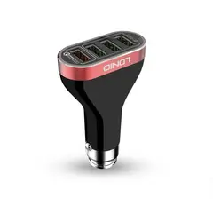 LDNIO - Cargador Auto Carga Rápida 4 Puertos Usb Cable