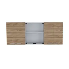 RTA DESIGN - Gabinete Superior Vidrio 60x150x31.5 Blanc-Miel