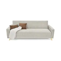 HOGAR VENECIA - Sofá Cama Reclinable Dominic 80X206X90 Taupe