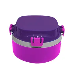 POLIMES - Lonchera Vianda 1 Litro Térmica Azul-Violeta Surtida