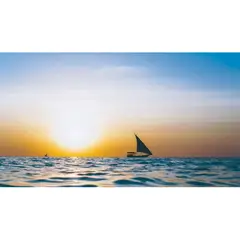 ADAZIO - Fotomural Océano al Atardecer L 200x124cm