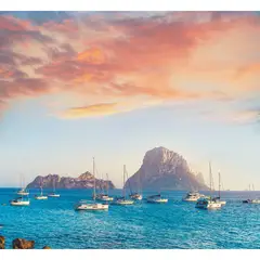 ADAZIO - Fotomural Barcos al Atardecer S 100x62cm