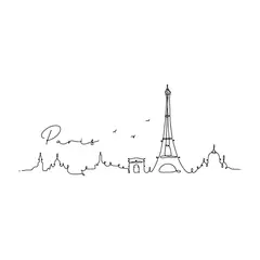 ADAZIO - Vinilo Skyline De París Xl 200X81Cm