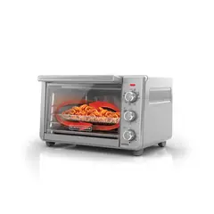 BLACK+DECKER - Horno freidor de aire 2 en 1 TO3217SS-LA