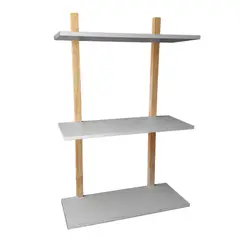 HOMESTYLE - Repisa Madera Huerta Casera 3 Niveles 49x16.5x14cm