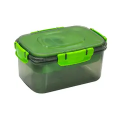 POLIMES - To Go Rectangular Clip N Lock No.0 1.5 L Verde