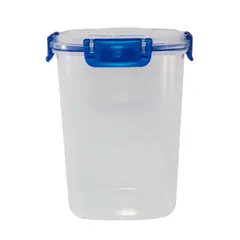 POLIMES - Recipiente Cuadrado Clip N Lock No.3 2 L Azul