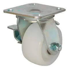 DISCOVER - Rodachina giratoria con freno, industrial nylon 100 mm 4"