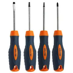 DISCOVER - Destornillador 4 Piezas Cromo Vanadio Torx Pala Estrella Magnético