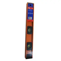 DISCOVER - Nivel Aluminio 3 Burbujas Color Naranja 18 Pulgadas