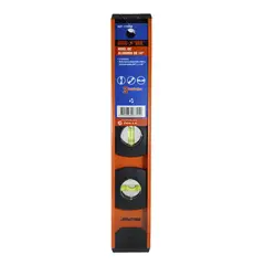 DISCOVER - Nivel Aluminio 3 Burbujas Color Naranja 14 Pulgadas