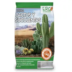 ERGO - Tierra Para Cactus Y Suculentas X 1 Kg
