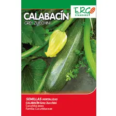 ERGO - Semilla Calabacín Grey Zucchini 4 Gramos