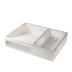 GENERICO - Lavadero 80 cm x 60 cm x 17 cm Granito
