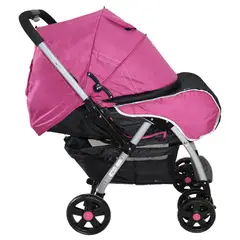EBABY - Coche Travel System Rossi Rosado