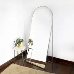 JUST HOME COLLECTION - Espejo Piso Zanzibar 70x170cm Plata
