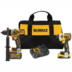 DEWALT - Kit Taladro Percutor+ Atornillador Inalámbrico 20 V