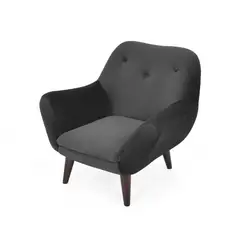 ROCA - Poltrona Lincoln 80X86X78 Tela Poliéster Gris