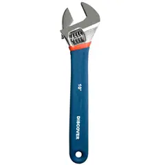 DISCOVER - Llave Expansión Cromada Mango Aislado 10 Pulgadas