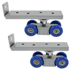 DISCOVER - Rodachina tipo patin p/riel closet Jgo 2 Pz con torni