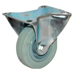 DISCOVER - Rodachina fija industrial, Gris 75 mm 3"