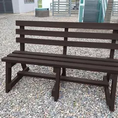 OCOPLAST - Larguero Madera Plástica Pigmentado Wengue 8 x 4 x 300 cm