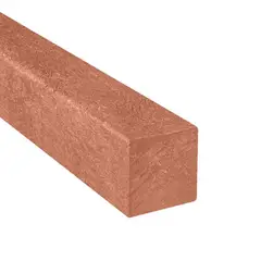 OCOPLAST - Larguero Madera Plástica Pigmentado Cedro 4.2 x 4.2 x 300 cm