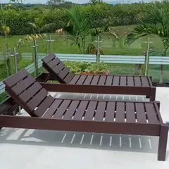 OCOPLAST - Tabla Madera Plástica Pigmentada Wengue 10.5 x 2.5 x 300 cm