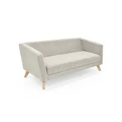 HOGAR VENECIA - Sofá Montreal 68X170X80 Tela Taupe