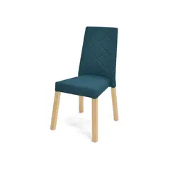 HOGAR VENECIA - Silla Comedor Liverpool 98X50X57 Tela Azul