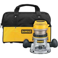 DEWALT - Kit Ruteadora Base Fija 2-1/4Hp + Bolso