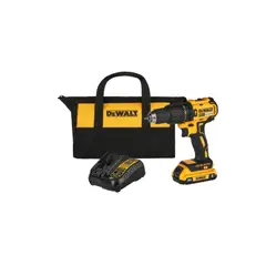 DEWALT - Kit Taladro/Atornillador De Impacto 20 V Max Brushless De ½ Pulgada + (1) Batería 2ah + Cargador + Bolso Dcd7781d1-B3