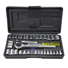DISCOVER - Juego de Copa Ratchet 40 Piezas